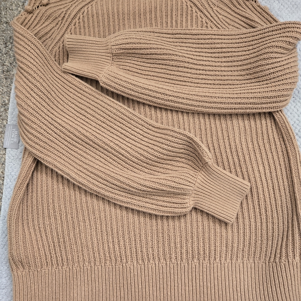 Elegant Tan Tribal Jeans Sweater